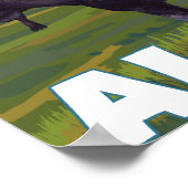 Elche Szene - Anchorage, Alaska Poster (Ecke)