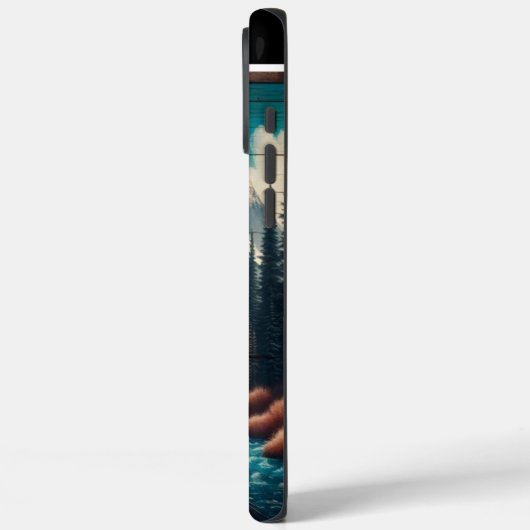 Elche und Berge Case-Mate iPhone Hülle (Rückseite / Links)