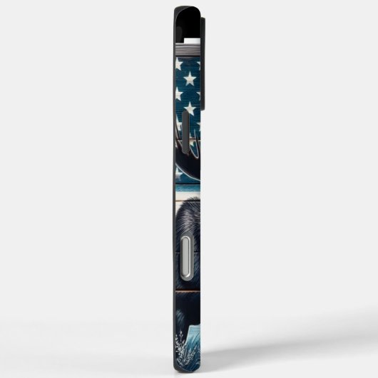 Elche und Bergkunst Case-Mate iPhone Hülle (Rückseite / Rechts)