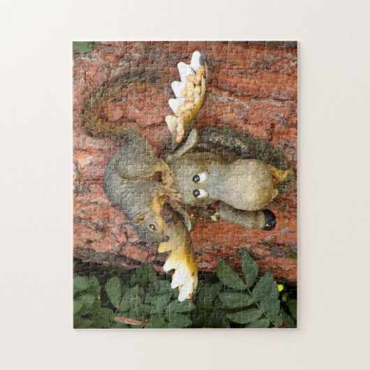Elche und Eichhörnchen Puzzle (Vertikal)