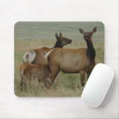Elche und Kalb der Kuh-E61 Mousepad (Mit Mouse)