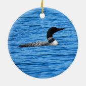 Elche und Loon Keramik Ornament (Hinten)