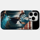 Elche unter den US Flagge Case-Mate iPhone Hülle (Rückseite (Horizontal))