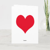 Elche Valentinstag Feiertagskarte (Rückseite)