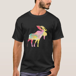 Elche Wasserfarbe Kanada Pride Vacation Cana T-Shirt