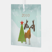 Elche Weihnachtsschmuck (Vorderseite links)