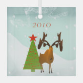 Elche Weihnachtsschmuck (Vorderseite)