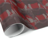 Elche Wrapping Papier Weihnachtsgeschenk Papier Geschenkpapier (Rolleneckpunkt)