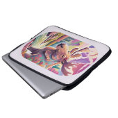 Elchfarben Laptopschutzhülle (Vorne Knopf)