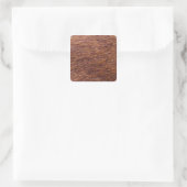 Elchfell Quadratischer Aufkleber (Tasche)
