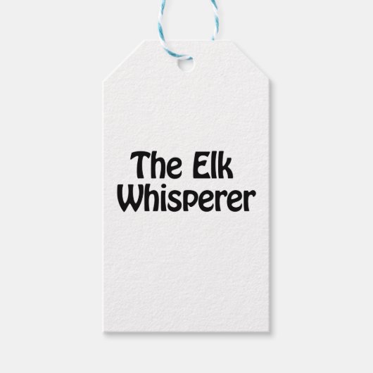 Elchflüsterer Geschenkanhänger (Vorderseite)
