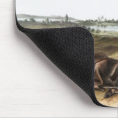 Elchhirsch (Servus alces) Illustration Mousepad (Ecke)