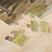 Elchhirsch (Servus alces) Illustration Puzzle (Seite)