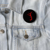 Elchjagd Bullengeweih abgeworfen Button (Beispiel)
