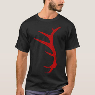 Elchjagd Bullengeweih abgeworfen T-Shirt