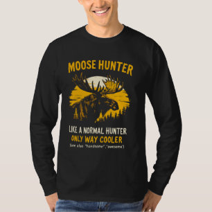 Elchjäger Humor T-Shirt Lustiges Elchjagen Elchjäg