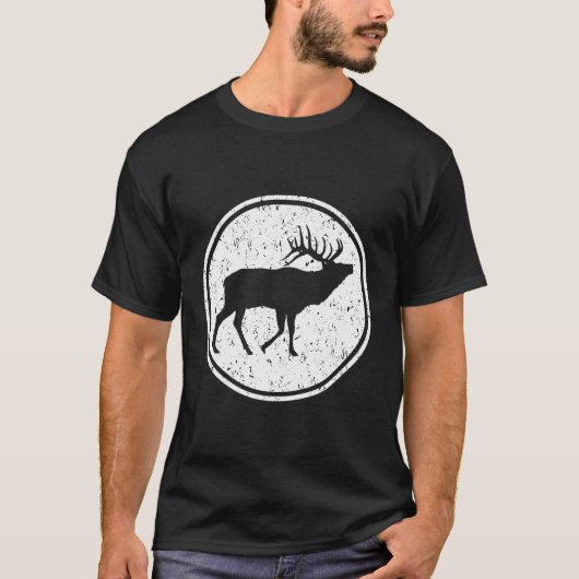 Elchjägerdesign für Elchjäger T-Shirt (Vorderseite)
