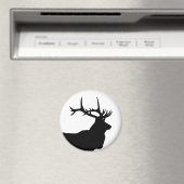 Elchkopf-Silhouette Magnet (In Situ (Geschirrspüler))