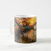 Elchland Fryeburg Maine Kaffeetasse (Vorderseite Links)