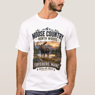 Elchland Nord Woods Fryeburg Maine Teen T-Shirt