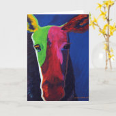 Elchnotecard Karte (Gelbe Blume)