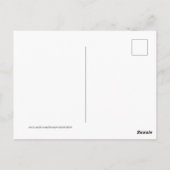 Elchpostkarte Postkarte (Rückseite)