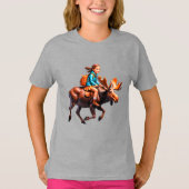 Elchstudentin T-Shirt (Vorderseite)