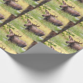 Elchverpackungspapier Geschenkpapier (Ecke)