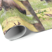Elchverpackungspapier Geschenkpapier (Rolleneckpunkt)