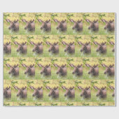 Elchverpackungspapier Geschenkpapier (Flach)