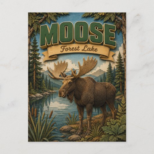 Elchwaldsee POPCUT Postkarte (Vorderseite)