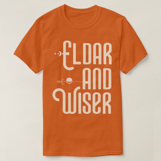 Eldar und Weiser Lustiges Wargaming T-Shirt (Design vorne)