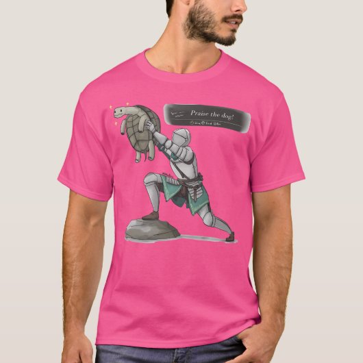 Elden Ring Lob für den Hund T-Shirt (Vorderseite)