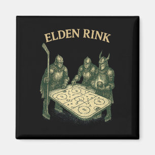 Elden Rink Lustiger Hockey-Ritter Parodie Fantasy- Magnet