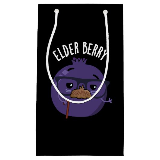 Elder berry Funny Berry Pun Kleine Geschenktüte (Vorderseite)