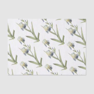 Elder-Duft Iris-Blume-Muster Seidenpapier