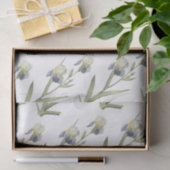Elder-Duft Iris-Blume-Muster Seidenpapier (Geschenk)