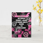 Elder Emo Birthday Karte (Gelbe Blume)