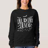 Elder Emo Goth Sweatshirt (Vorderseite)