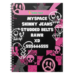 Elder Emo Notebook Notizblock