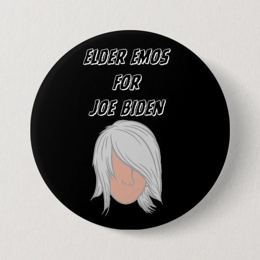 Elder Emos für Joe Biden Button (Vorderseite)