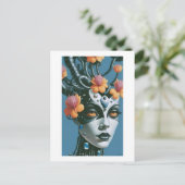 Elder Flower Stateswoman Postkarte (Stehend Vorderseite)