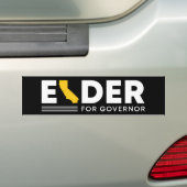 Elder for Governor Autoaufkleber (Auf Auto)