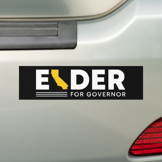 Elder for Governor Autoaufkleber (Auf Auto)