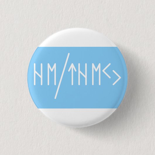Elder Futhark Er/Sie Pronouns Button (Vorderseite)