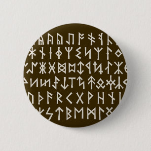 Elder Futhark Runen Button