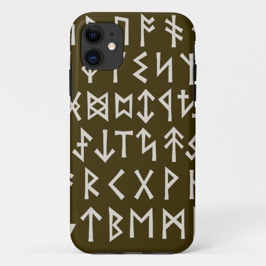 Elder-Futhark-Runen Case-Mate iPhone Hülle (Rückseite)