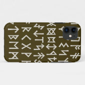 Elder-Futhark-Runen Case-Mate iPhone Hülle (Rückseite (Horizontal))