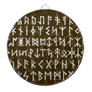 Elder Futhark Runen Dartscheibe