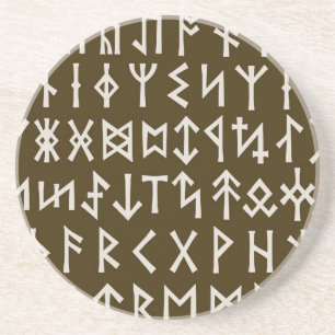Elder‑Futhark‑Runen Getränkeuntersetzer